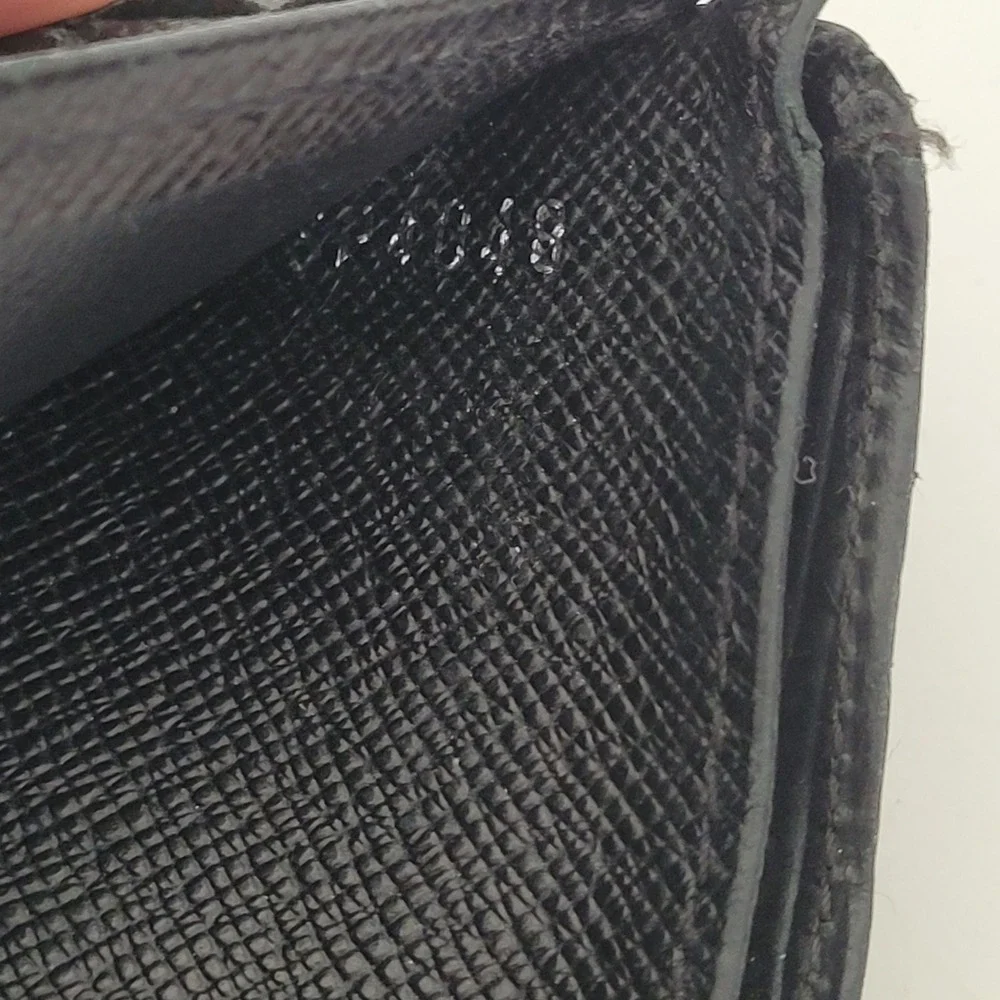 Louis Vuitton Portefeuille Marco Wallet Black Epi Leather Bifold M63652 VI0918